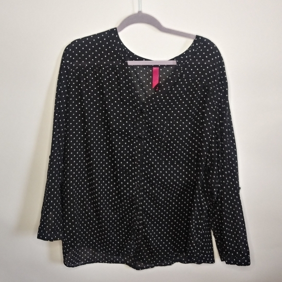 Pure Energy Pokadot Top Sz 4 - Picture 2 of 5